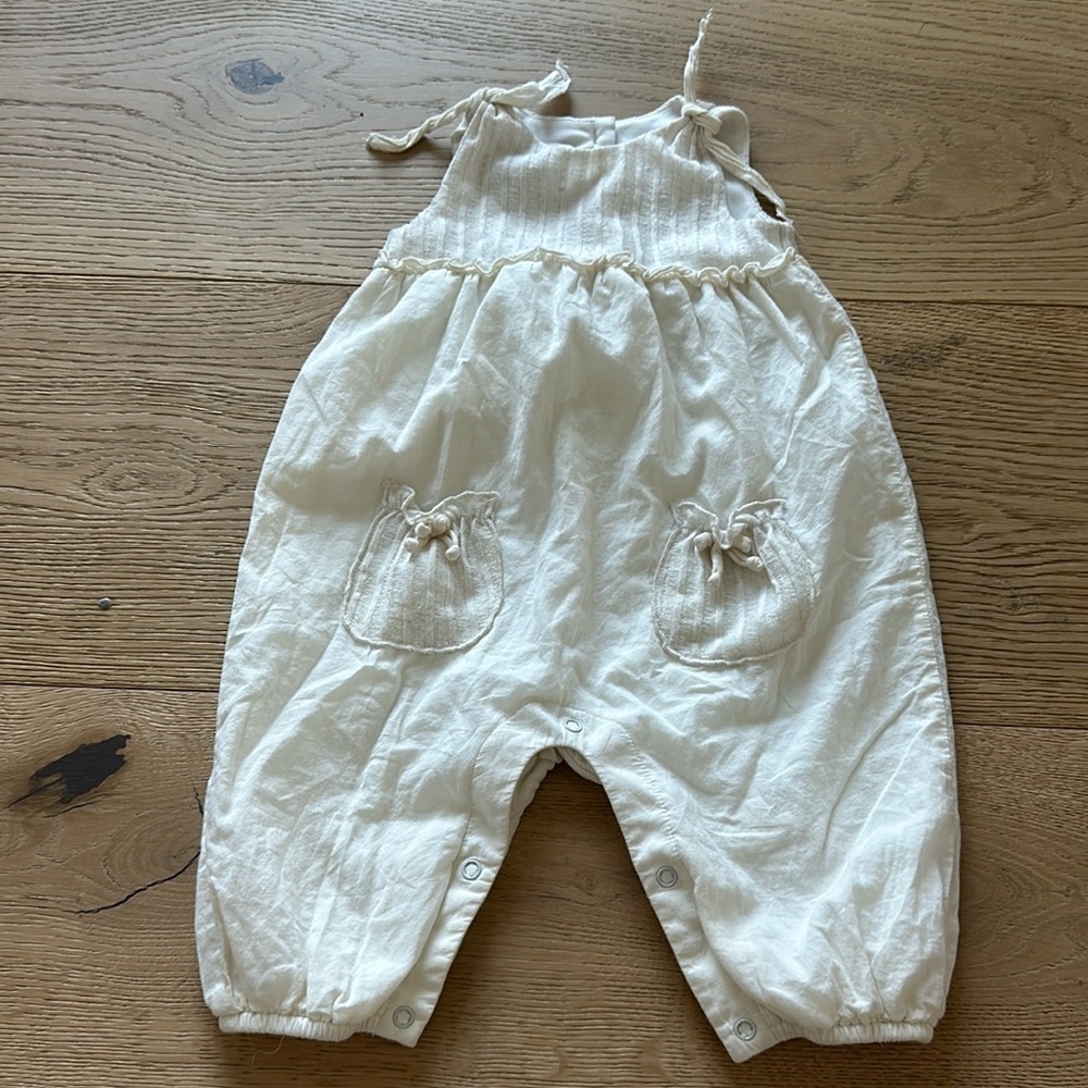 Isabella & Chloe romper white ivory 12m baby girl